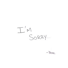I’M SORRY…