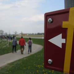 Bürgermeister pilgern auf dem Martinusweg