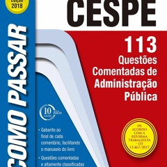 Epub Como passar em concursos CESPE: adminstra??o p?blica: 113 quest?es comentadas de administra