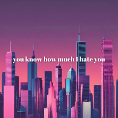you know how much I hate you