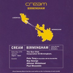 Paul Bleasdale, Pete Tong & Boy George - Cream, Que Club, Birmingham 27.1.96