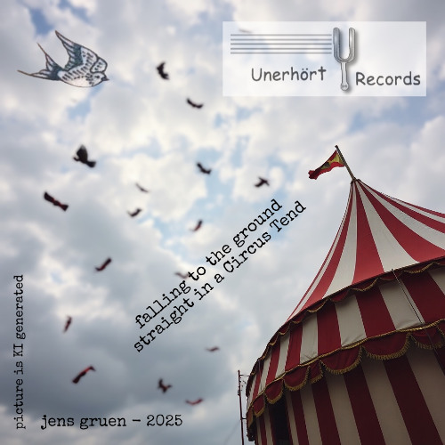 f - falling to the ground - straight in an circus tend