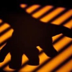 Captive in his cell at night, listening to his heartbeat