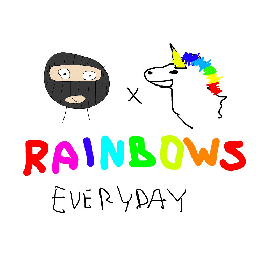 Unicorn On Ketamine & Opgekonkerd - RAINBOWS EVERYDAY