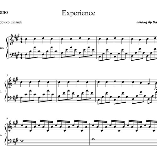 Stream نت قطعه ی experience (تجربه) برای پیانو by notdoni | Listen online  for free on SoundCloud