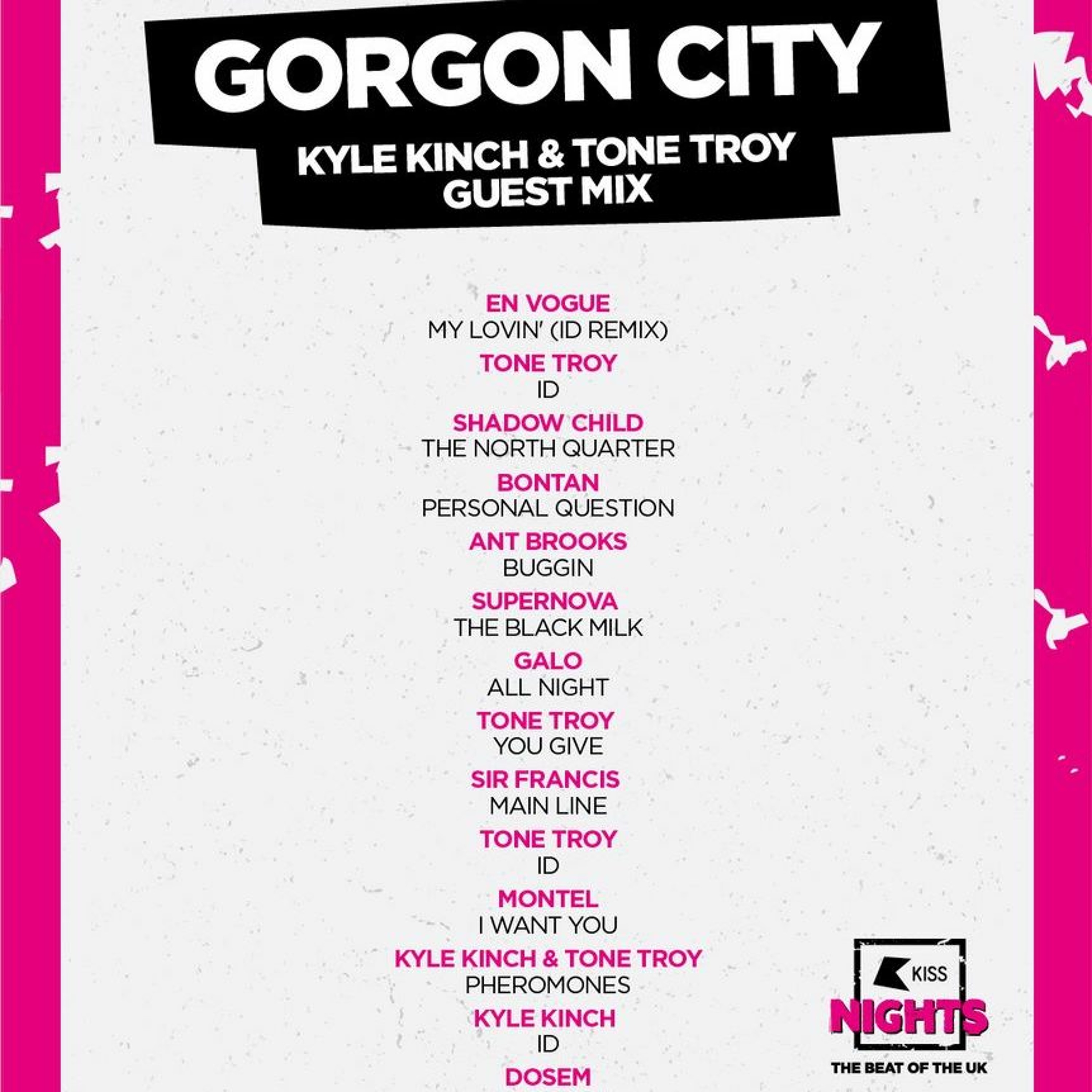 GORGON CITY - Kyle Kinch & Tone Troy Guest Mix KissFM Radio Show episode artwork
