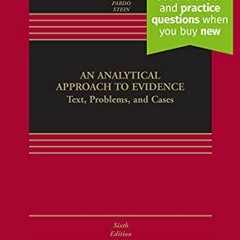 [VIEW] PDF EBOOK EPUB KINDLE An Analytical Approach To Evidence: Text, Problems, and Cases [Connecte