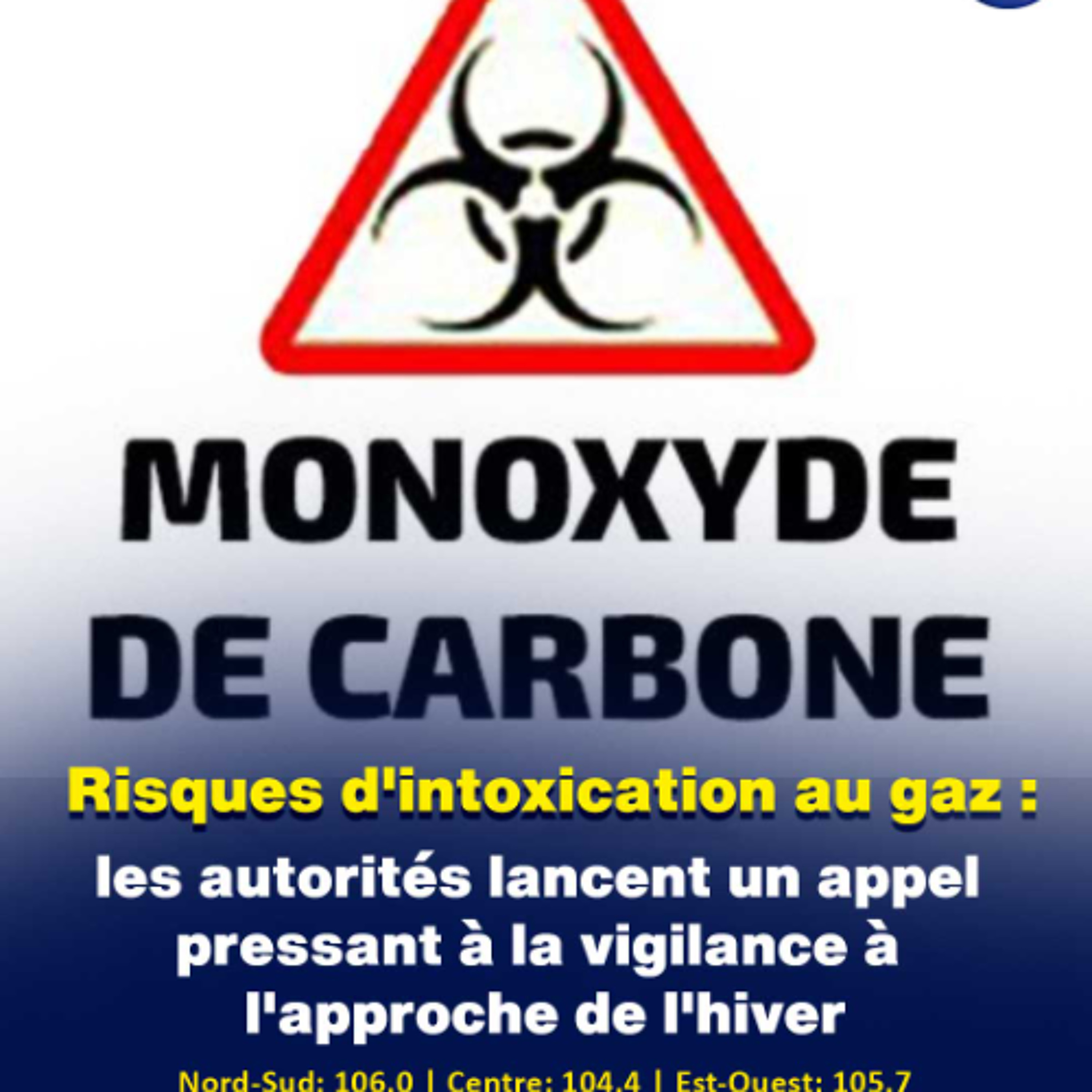 Risques d'intoxication au gaz : les autorités lancent un appel pressant à la vigilance à l'approche de l'hiver