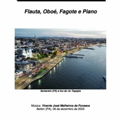 VALSA SANTARENA Nº 141 (Vicente Fonseca) - Flauta, Oboé, Fagote e Piano
