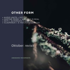 Other Form - Oktober: revisit (A Thousand Details remix one) [Premiere | UM014EP]