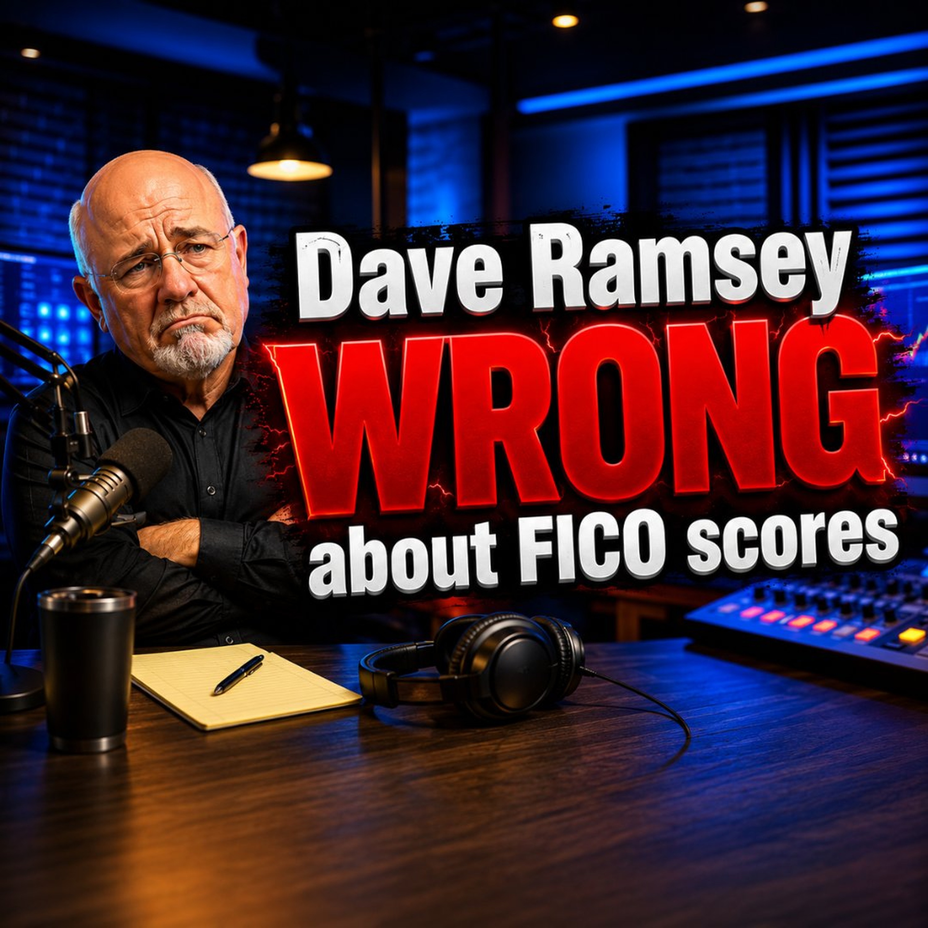 Dave Ramsey is Wrong About FICO Scores (You Don't Need to Pay  "Hundreds of Thousands of Dollars in Interest") episode artwork