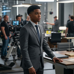 when baby kia links up with the cast of "succession"