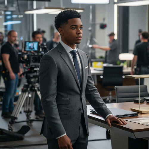 when baby kia links up with the cast of "succession"
