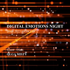 Olga Misty - Digital Emotions Night Set (20 August 2022) Ketch Up, Moscow