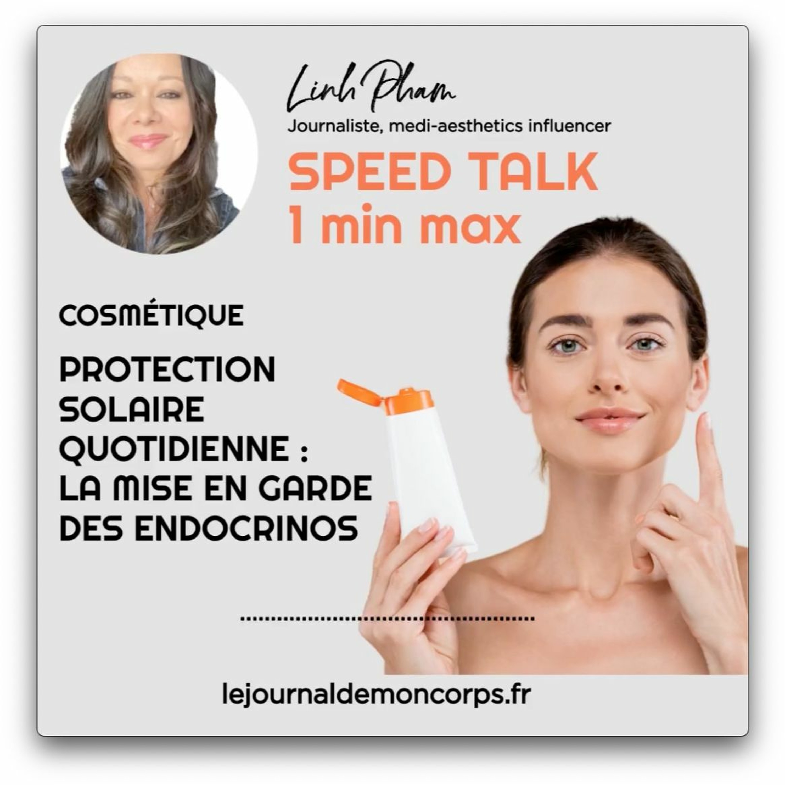 Protection solaire quotidienne : la mise en garde des endocrinos