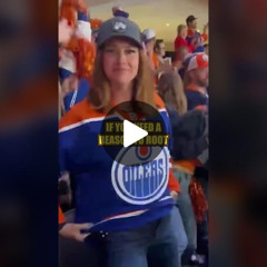Original Full new Edmonton oilers fan flashes crowd video reddit twitter