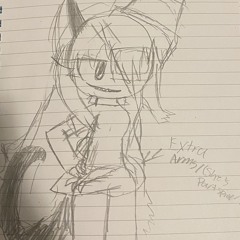 Me: Trying to make Kitty’s human version look a bit like Angel Dust