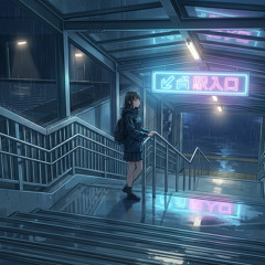 Station Stairwell Echo - Anime City Rain - LoFi Music