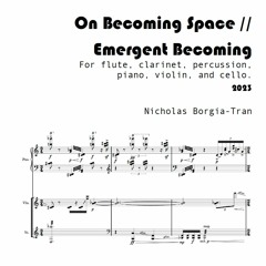 On Becoming Space // Emergent Becoming