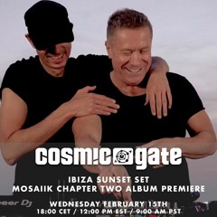 Danilo Ercole - Controle (AG10 Remix) @ Cosmic Gate - Ibiza Sunset Set (2023-02-15)