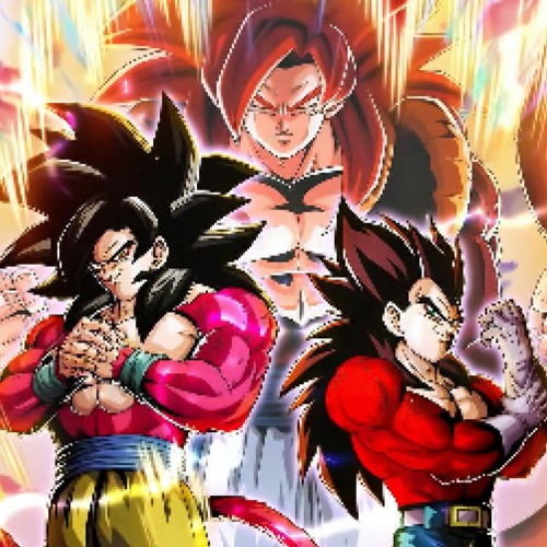 Saiyan Warriors with Ultimate Power Super Saiyan 4 Gogeta