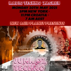 May 2021 - New Acid Planet feat JUNK (OZ) on Radio Zagreb