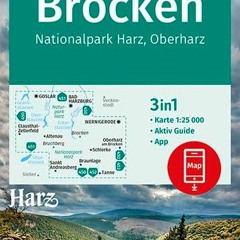 Download KOMPASS Wanderkarte Brocken. Nationalpark Harz. Oberharz 1:25T: 3in1 Wanderkarte 1:25000