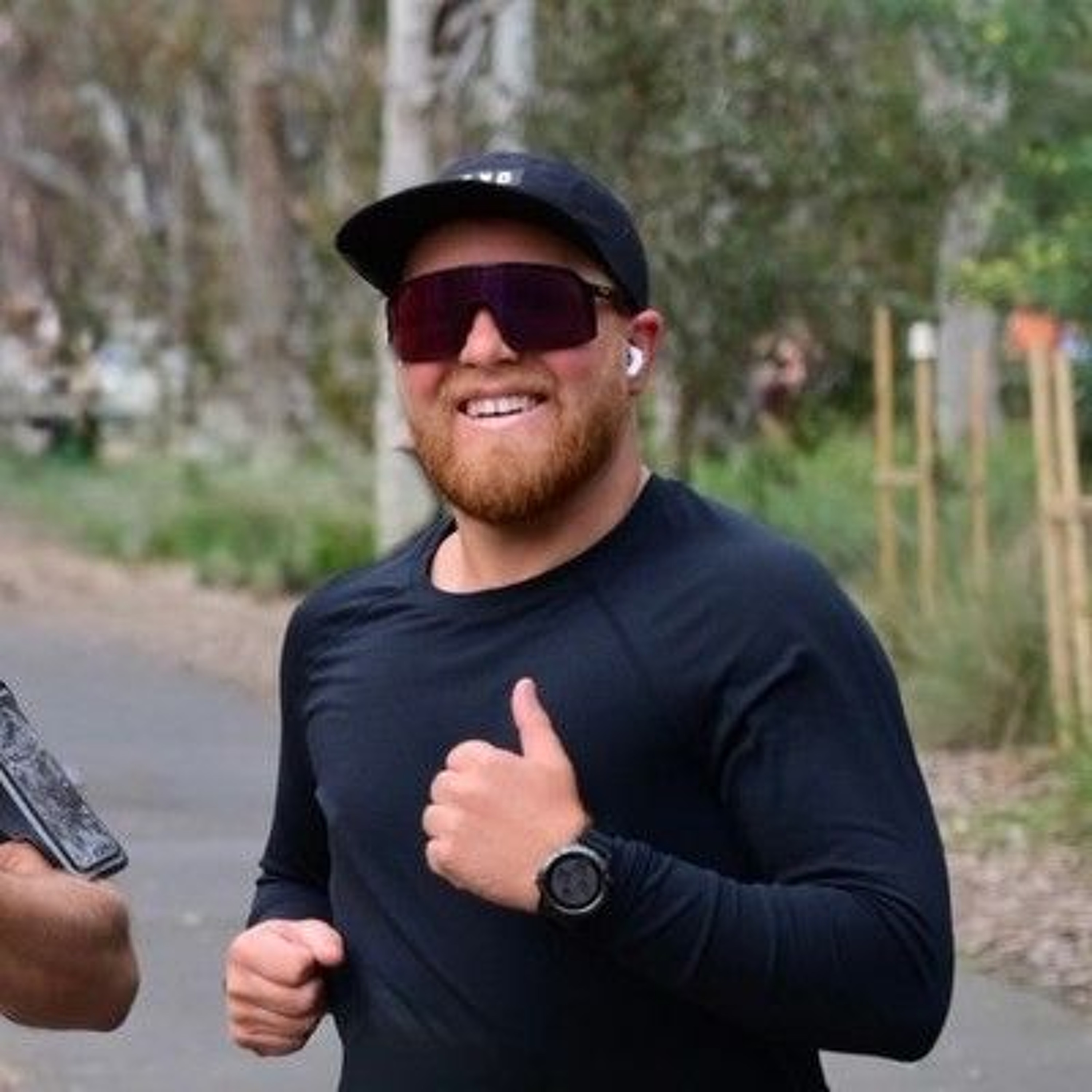Jay 'Redda' Humphries who is preparing to run a half marathon for Beyond Blue