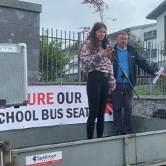 Students incensed at lack of local school bus transport places