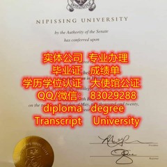 专业办加拿大原版尼皮辛大学毕业证+成绩单办Nipissing毕业证学位证Q/薇830 292 88办Nipissing本科文凭证书 办Nipissing学历学位认证