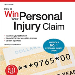 View EPUB 📝 How to Win Your Personal Injury Claim by  Joseph Matthews PDF EBOOK EPUB