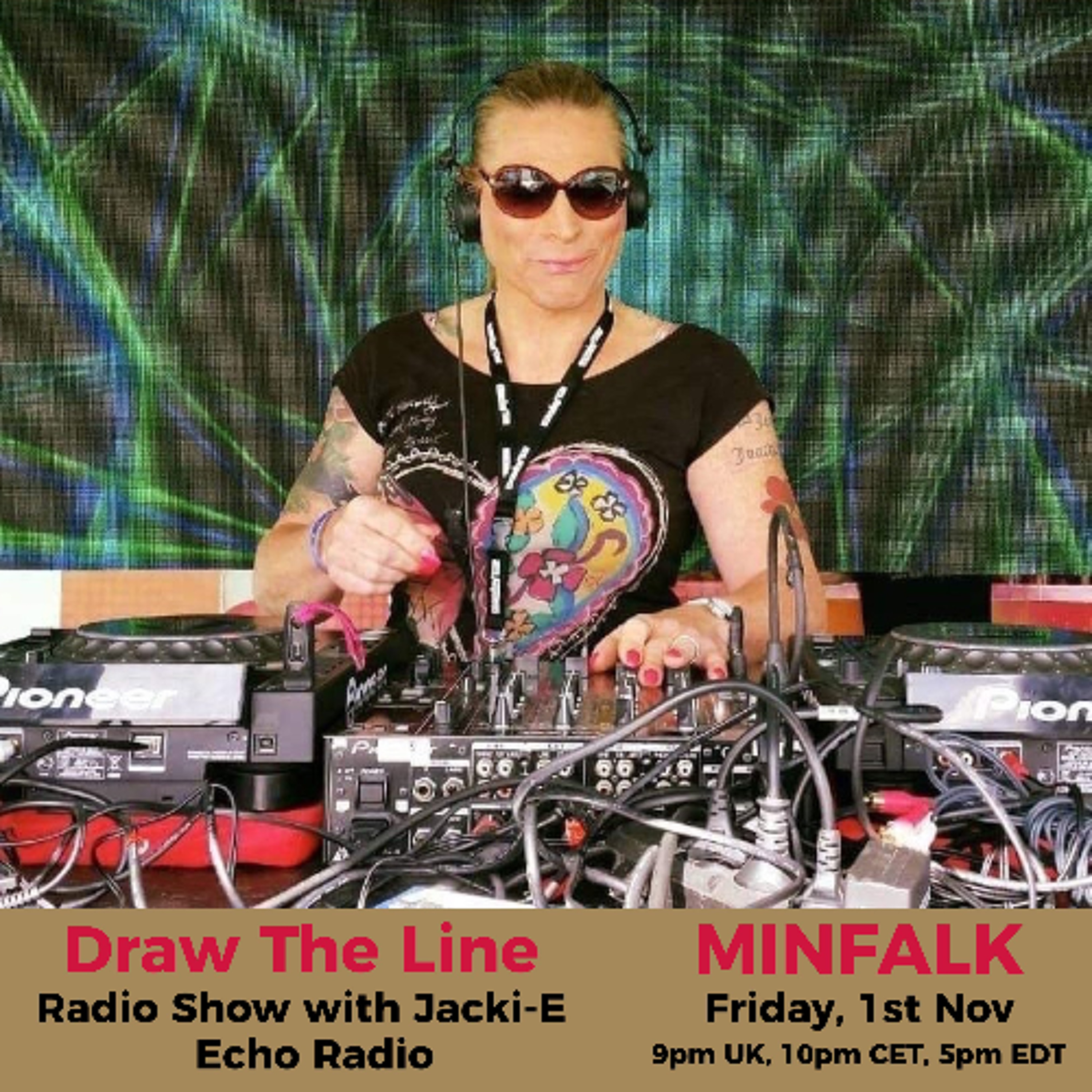 Jacki-E and Draw The Line Radio Show