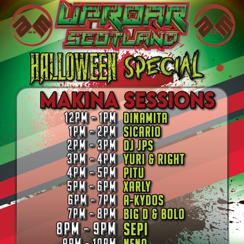 Stream Dj Xavi Bcn Live Uproar Scotland Halloween Special by