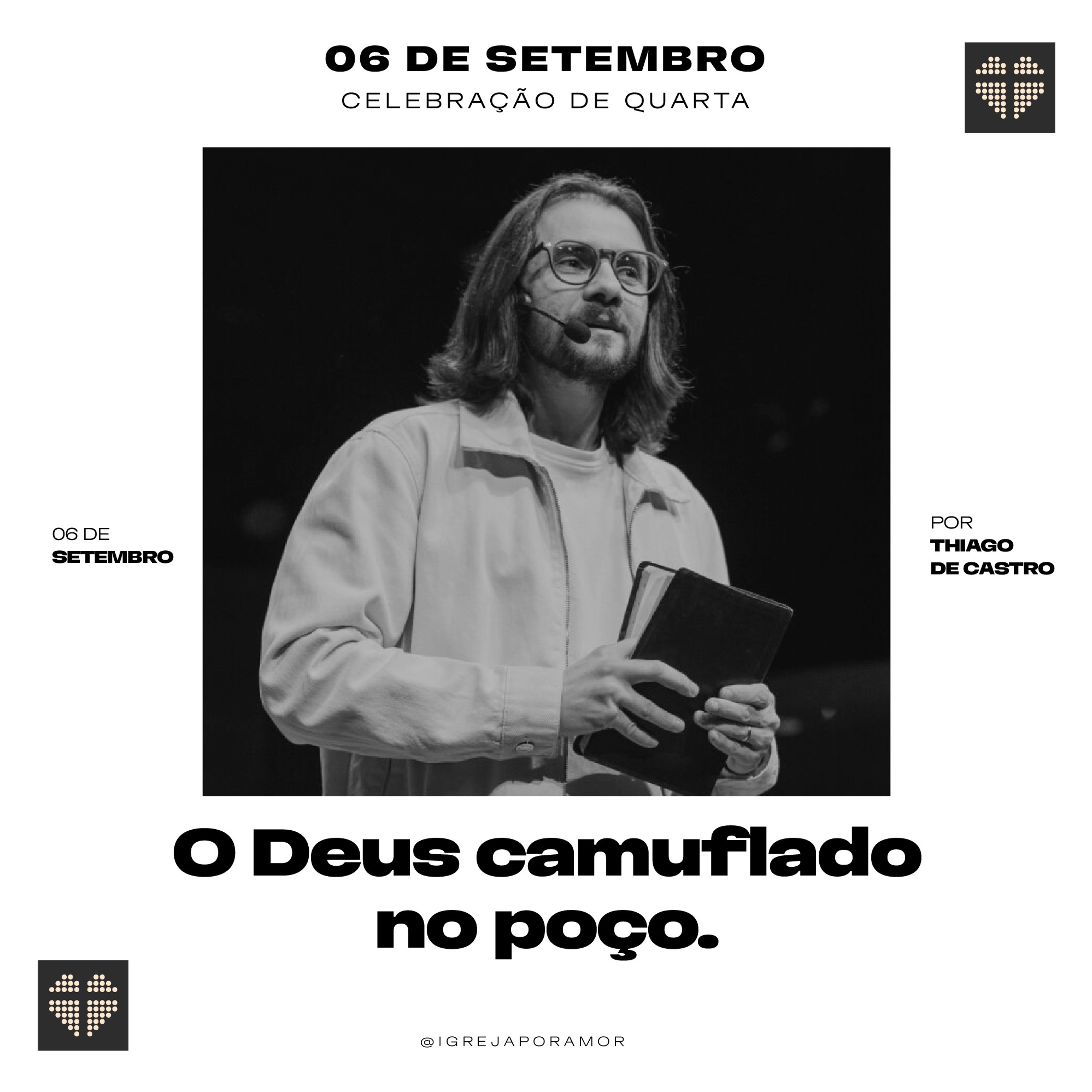 O Deus Camuflado no Poço | Igreja Por Amor | Thiago Castro | 06 de Setembro de 2023 episode artwork