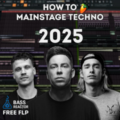 ⚡[FREE FLP] How To Mainstage Techno like Hardwell, Maddix & Will Sparks | FL Studio Tutorial (2025)