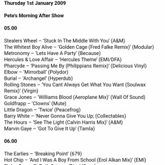 Pete Tong Presents New Year's Day on Radio1 01-01-2009