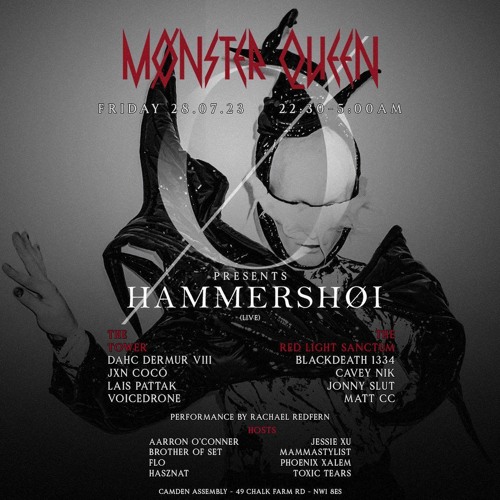 Mønster Queen 5 Year Anniversary // 28.07.23 // Darkwave - Acidwave - EBM - Body Techno