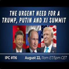 International Peace Coalition #116 - The Urgent Need for a #trump, #putin  and #Xi Summit