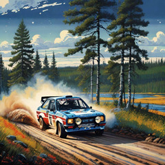 The Race Was Good But The Road Was Slippery