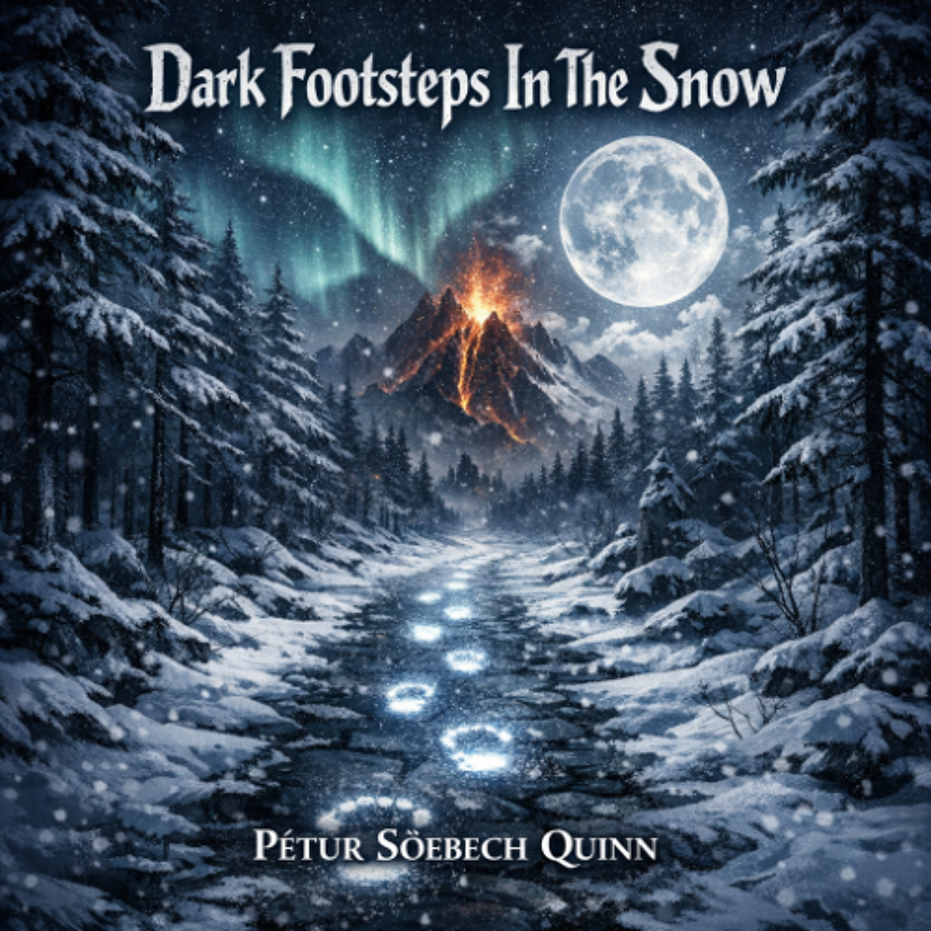 Dark Footsteps In The Snow