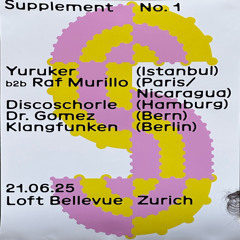 Klangfunken - Supplement No.1 - Live from Loft Bellevue Zuerich