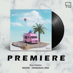 PREMIERE: Ron Flatter - Bidde (Original Mix) [POUR LA VIE]