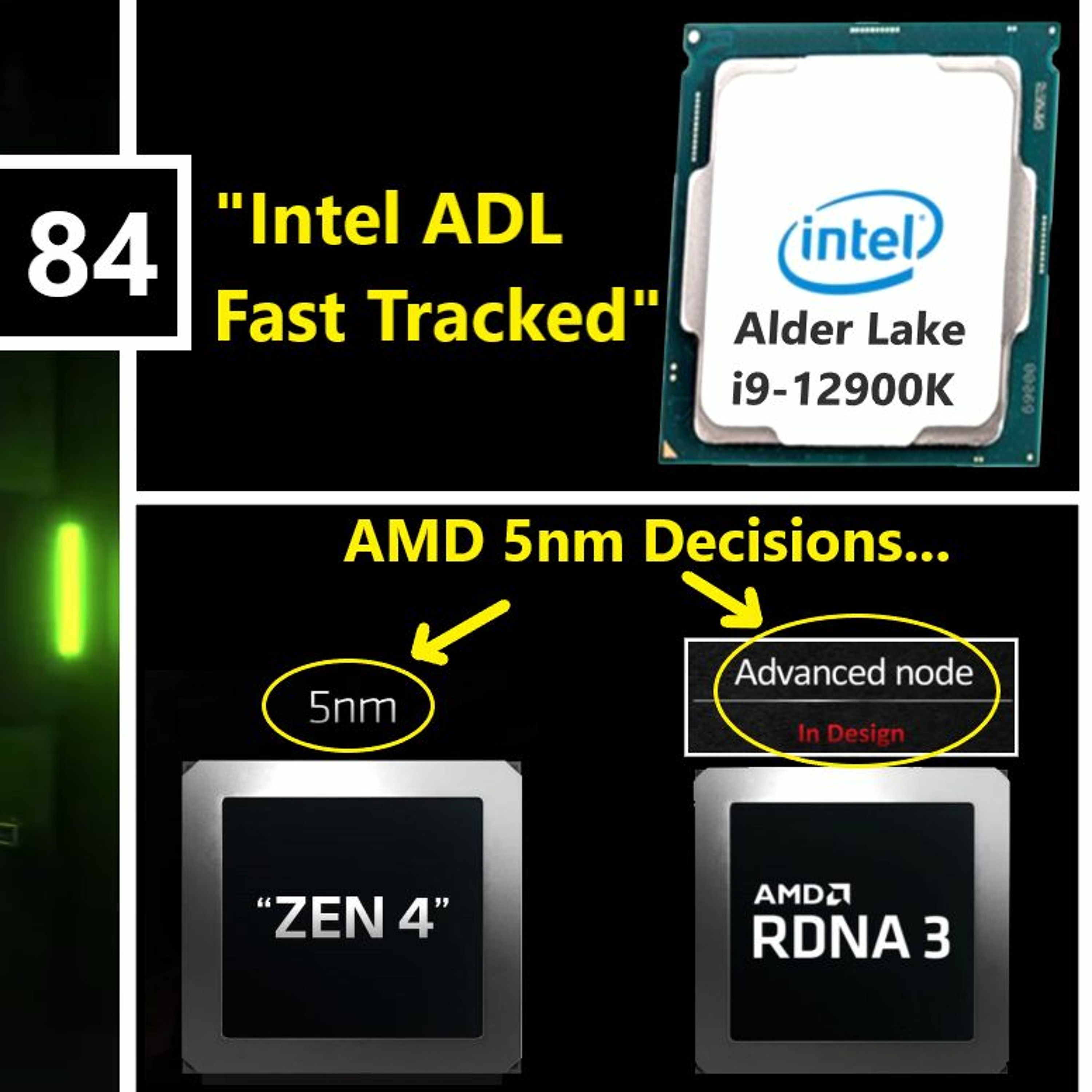 cover of episode 84. RTX 3060 Misleading Specs, Alder Lake Fast Tracked, 5nm Zen 4 vs RDNA 3