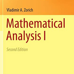 download KINDLE 📃 Mathematical Analysis I (Universitext) by  V. A. Zorich,Roger Cook