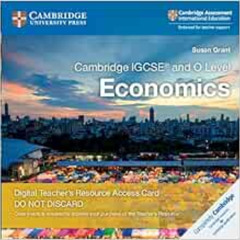 [Free] PDF ✅ Cambridge IGCSE® and O Level Economics Cambridge Elevate Teacher's Resou