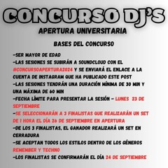 #CONCURSOAPERTURA2024 💣🎶