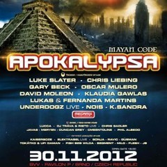 David Moleon Live @ Apokalypsa #35, Mayan Code, BVV Pavilion P, Brno Czech Republic 30-11-2012