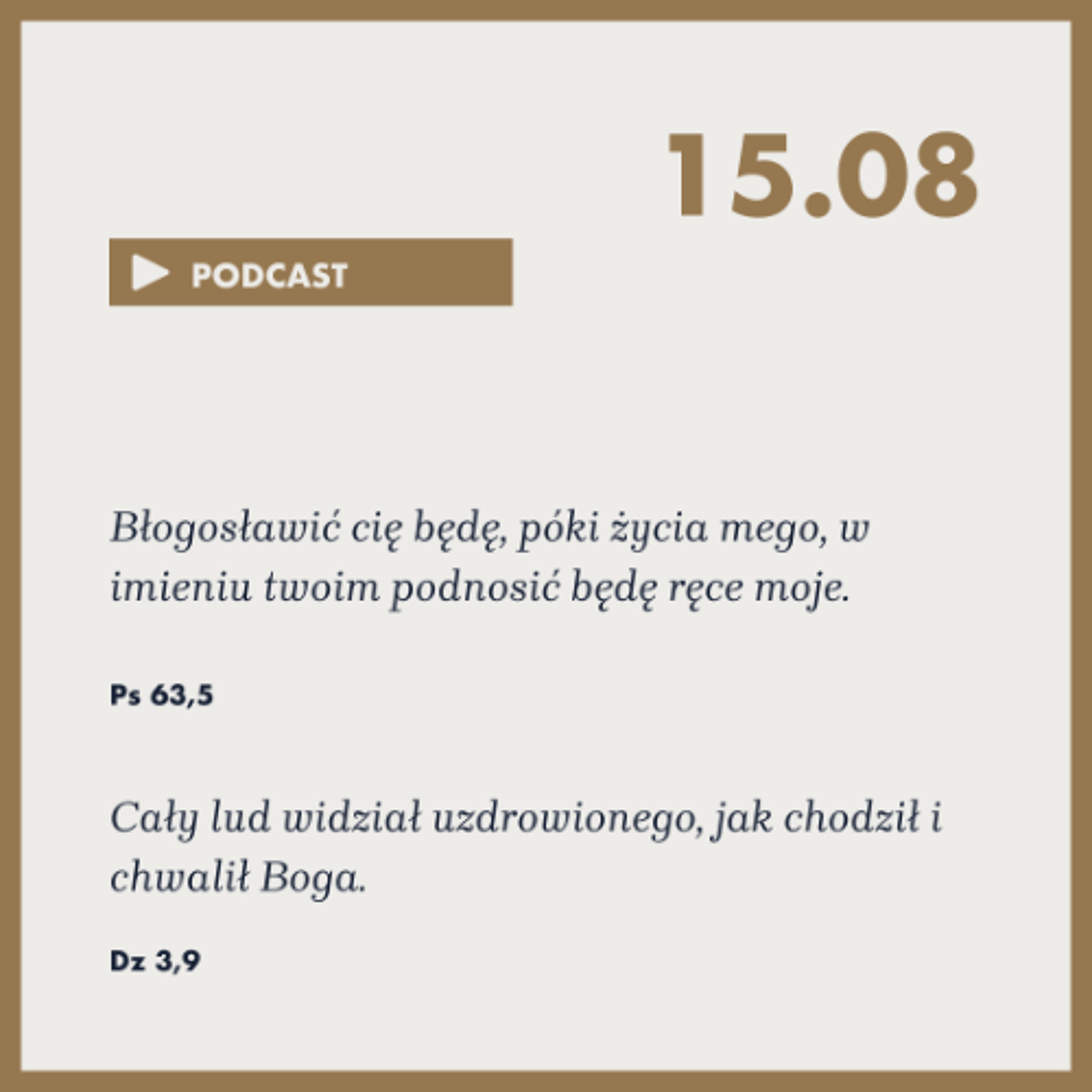 Poranek ze Słowem na 15 sierpnia 2025 episode artwork