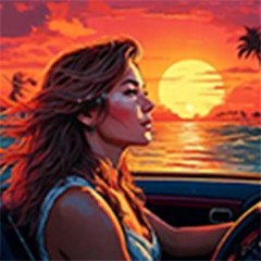 Santa Monica Sunset Drive '87