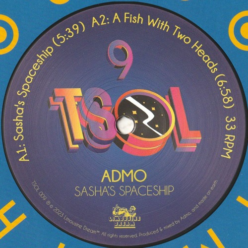 Admo - Sasha's Spaceship (TSOL 009)